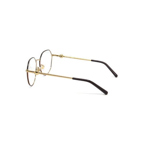 Óculos de Grau Furla VFU870 540342 Metal Bronze e Marrom