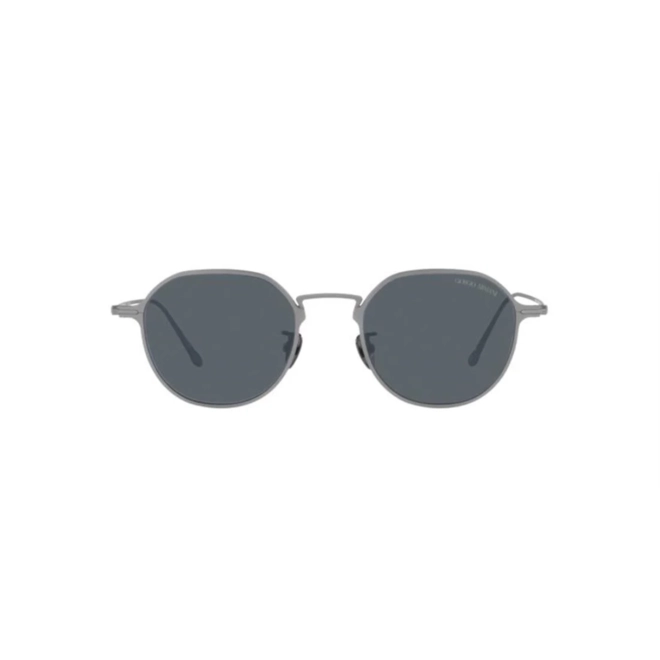 Óculos de Sol Giorgio Armani 0AR6138T 3280R549 Titânio Chumbo Fosco com lentes na cor Azul 2