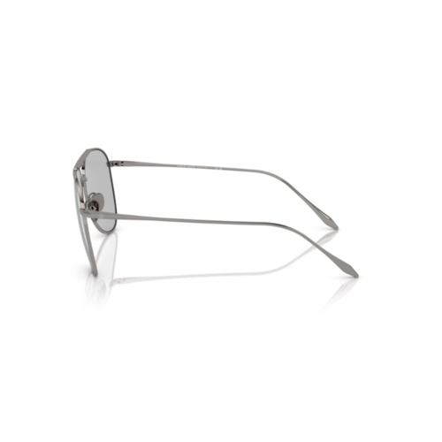 Óculos de Sol Giorgio Armani 0AR6152 30108757 Metal Chumbo com lentes na cor Cinza Claro