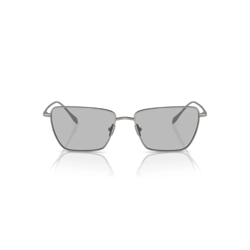 Óculos de Sol Giorgio Armani 0AR6153 30108756 Metal Chumbo com lentes na cor Cinza Claro