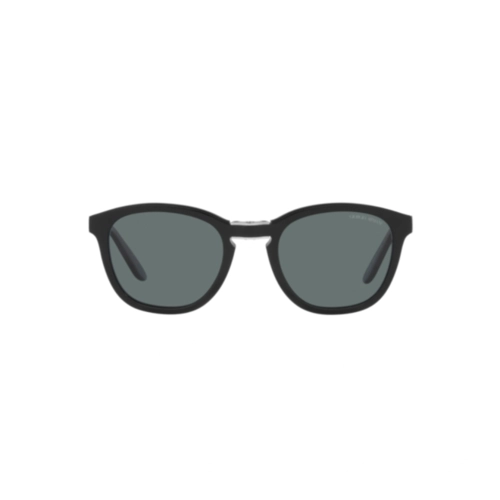 Óculos de Sol Giorgio Armani 0AR8170 58754N51 Acetato Preto com lentes na cor Azul Polarizado