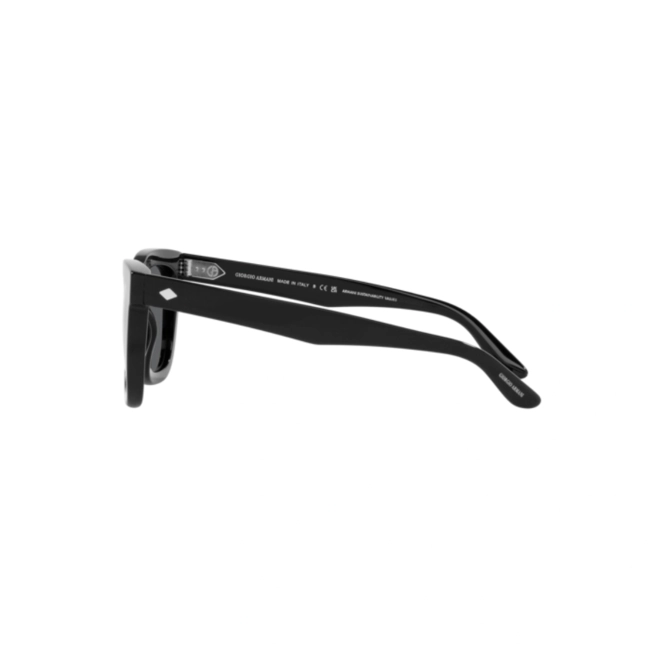 Óculos de Sol Giorgio Armani 0AR8171 5875B149 Acetato Preto com lentes na cor Cinza Escuro 3
