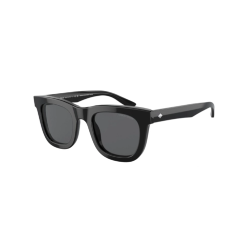 Óculos de Sol Giorgio Armani 0AR8171 5875B149 Acetato Preto com lentes na cor Cinza Escuro
