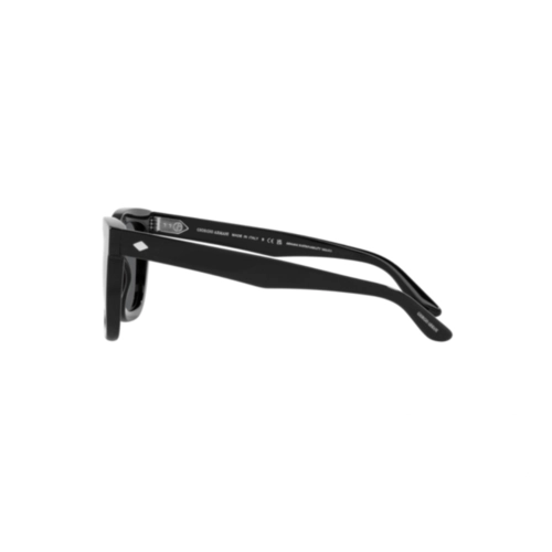 Óculos de Sol Giorgio Armani 0AR8171 5875B149 Acetato Preto com lentes na cor Cinza Escuro