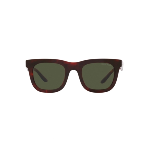 Óculos de Sol Giorgio Armani 0AR8171 59623149 Acetato Vermelho Mesclado com lentes na cor Verde
