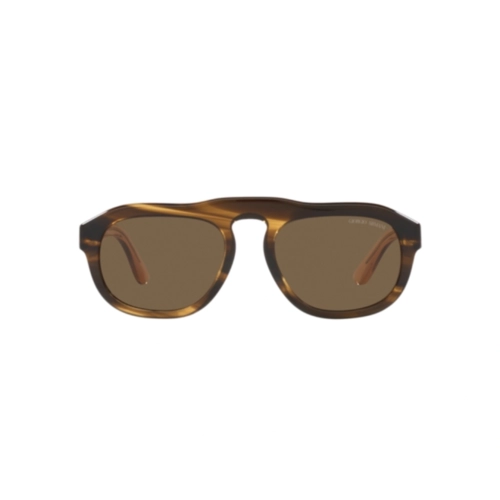 Óculos de Sol Giorgio Armani 0AR8173 59587352 Acetato Marrom Mesclado com lentes na cor Marrom Escuro