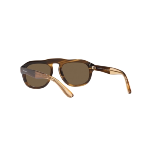 Óculos de Sol Giorgio Armani 0AR8173 59587352 Acetato Marrom Mesclado com lentes na cor Marrom Escuro