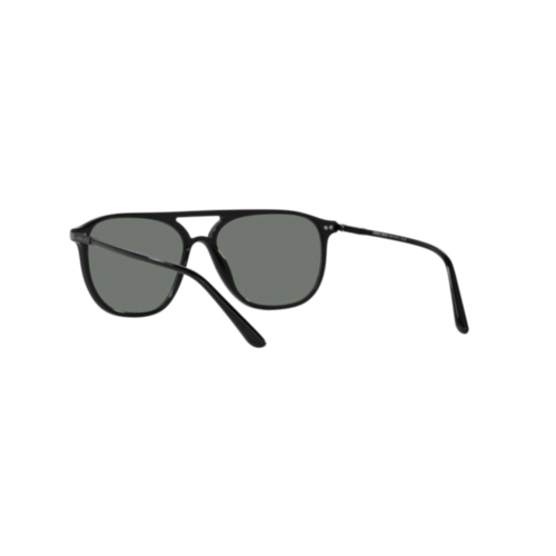 Óculos de Sol Giorgio Armani 0AR8179 5001/156 Acetato Preto com lentes na cor Cinza