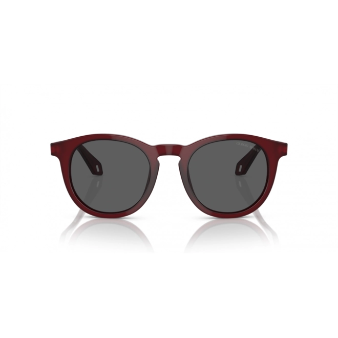 Óculos de Sol Giorgio Armani 0AR8192 6045B150 Acetato Bordô com lentes na cor Cinza Escuro 2