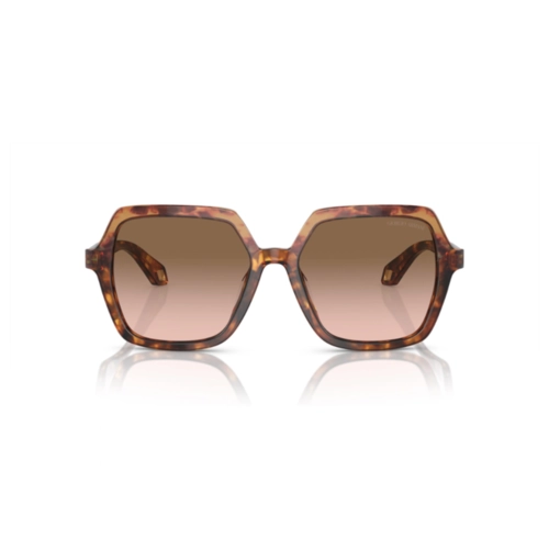 Óculos de Sol Girogio Armani 0AR8193U 60335155 Acetato Marrom Mesclado com lentes na cor Marrom Degradê