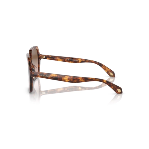 Óculos de Sol Girogio Armani 0AR8193U 60335155 Acetato Marrom Mesclado com lentes na cor Marrom Degradê