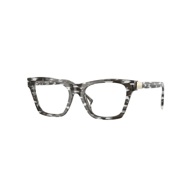 Óculos de Grau Burberry 0BE2355 3978 52 Acetato Preto e Branco Mesclado 1