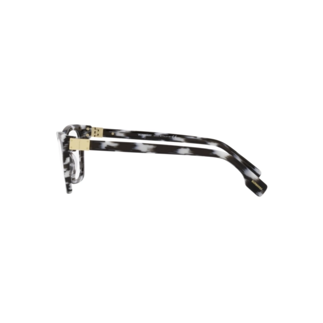 Óculos de Grau Burberry 0BE2355 3978 52 Acetato Preto e Branco Mesclado 3