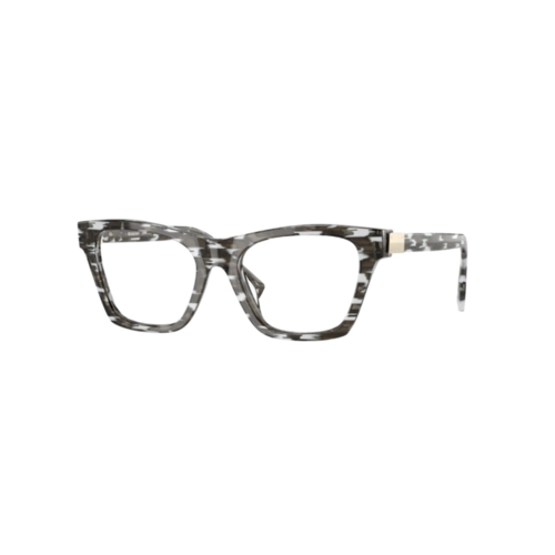 Óculos de Grau Burberry 0BE2355 3978 52 Acetato Preto e Branco Mesclado