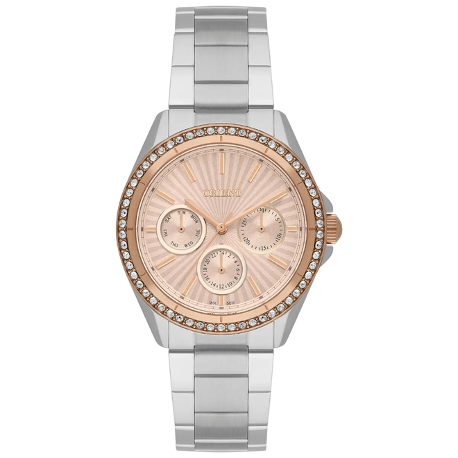 Relógio Orient Eternal Multifunção Feminino - FTSSM066 R1SX Rosa 1