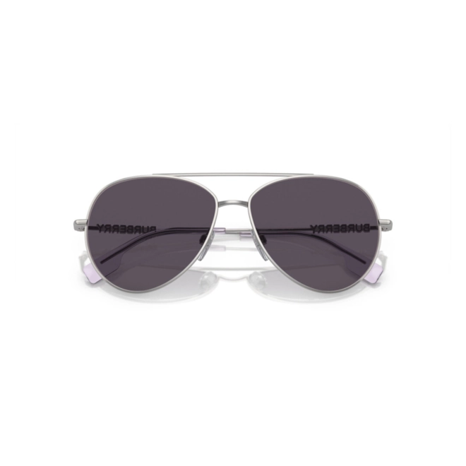 Óculos de Sol Burberry 0BE3147 1005P558 Metal Prata com lentes na cor Rosa Fotocromático 4