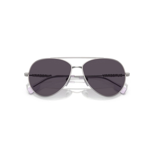 Óculos de Sol Burberry 0BE3147 1005P558 Metal Prata com lentes na cor Rosa Fotocromático