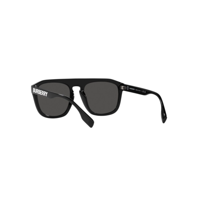 Óculos de Sol Burberry 0BE4396U 30018757 Acetato Preto com lentes na cor Cinza Escuro 4