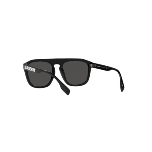 Óculos de Sol Burberry 0BE4396U 30018757 Acetato Preto com lentes na cor Cinza Escuro