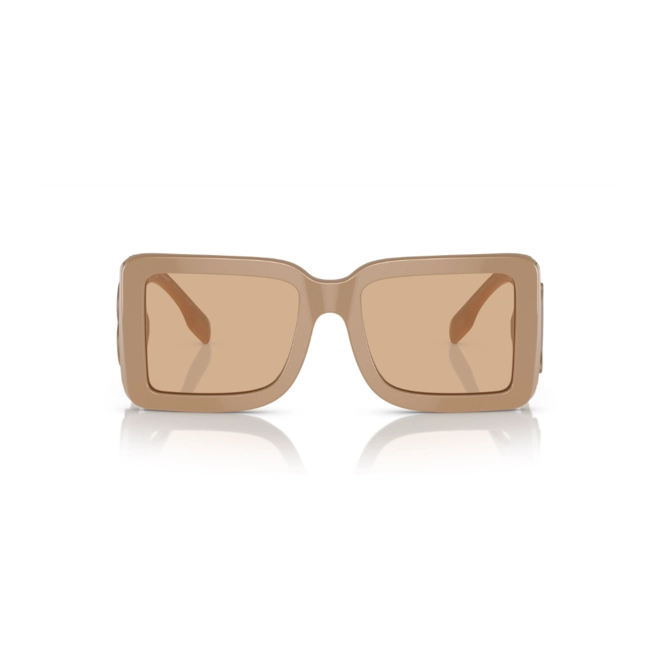 Óculos de Sol Burberry 0BE4406U 39907355 Acetato Bege com lentes na cor Marrom Claro 2
