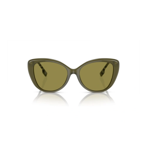 Óculos de Sol Burberry 0BE4407 4090/254 Acetato Verde com lentes na cor Verde