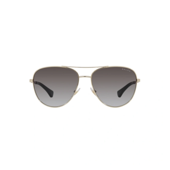 Óculos de Sol Ralph 0RA4139 91168G60 Metal Dourado com lentes na cor Cinza Degradê 2