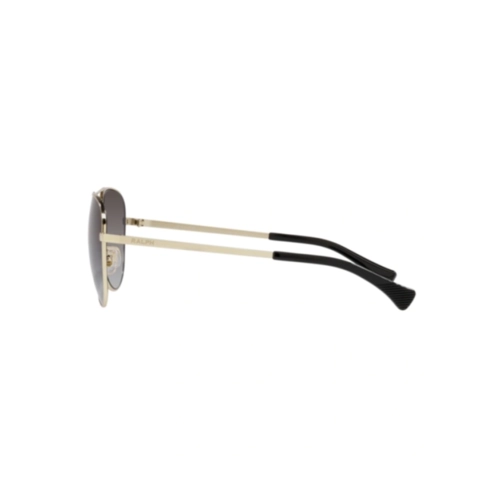 Óculos de Sol Ralph 0RA4139 91168G60 Metal Dourado com lentes na cor Cinza Degradê