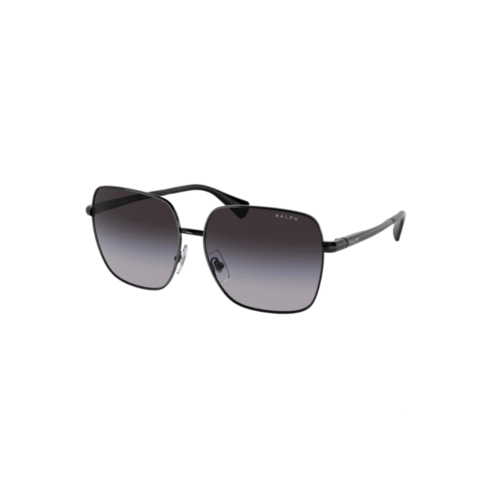 Óculos de Sol Ralph 0RA4142 90038G59 Metal Preto com lentes na cor Fumê Degradê