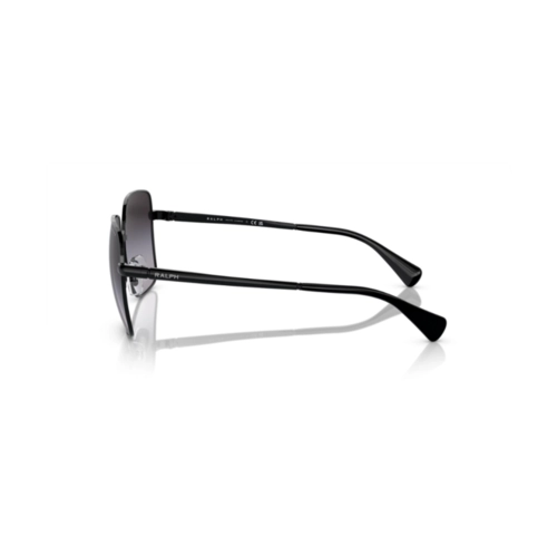 Óculos de Sol Ralph 0RA4142 90038G59 Metal Preto com lentes na cor Fumê Degradê