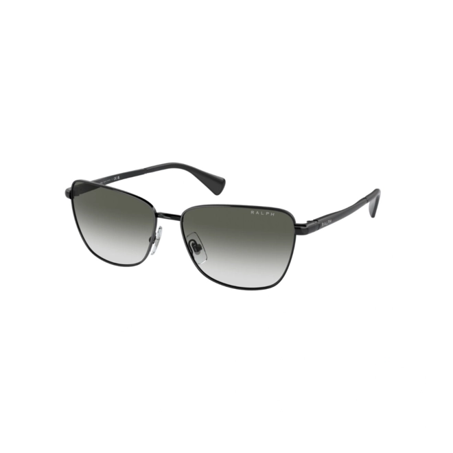 Óculos de Sol Ralph 0RA4143 90038E57 Metal Preto com lentes na cor Cinza Claro Degradê 1