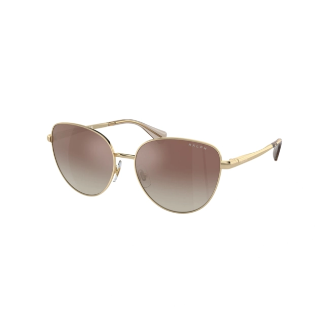 Óculos de Sol Ralph 0RA4144 9116B858 Metal Dourado com lentes na cor Marrom Degradê 1
