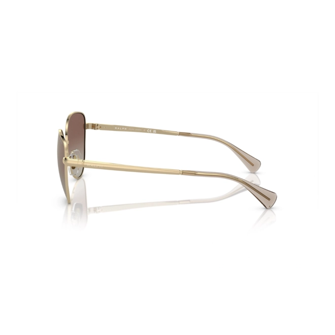 Óculos de Sol Ralph 0RA4144 9116B858 Metal Dourado com lentes na cor Marrom Degradê 3