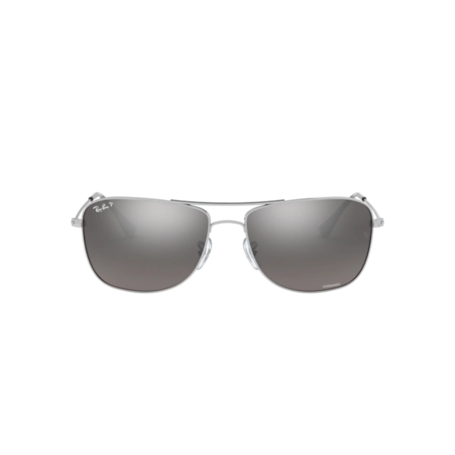 Óculos de Sol Ray-Ban 0RB3543 003/5J59 Metal Prata com lentes na cor Prata Chromance 2