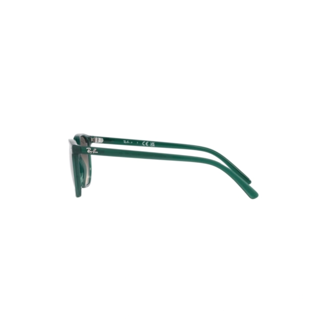 Óculos de Sol Ray-Ban Junior Elliot Kids 0RJ9097S 71301146 Acetato Verde com lentes na cor Cinza Degradê 3