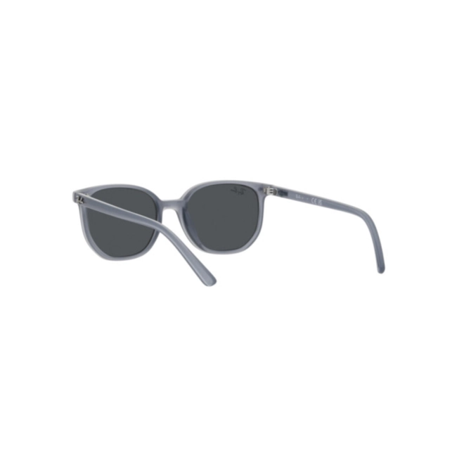 Óculos de Sol Ray-Ban Junior Elliot Kids 0RJ9097S 71348746 Acetato Azul com lentes na cor Cinza Escuro 4