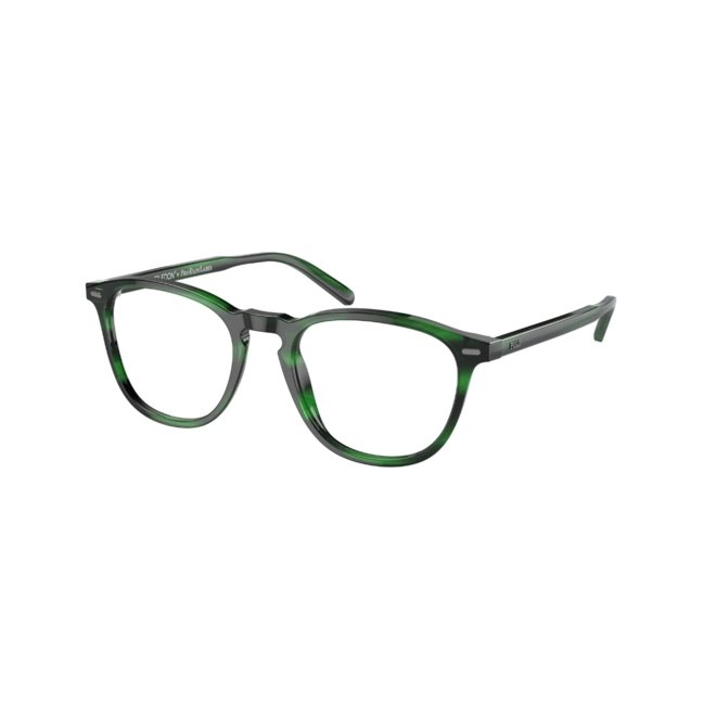 Óculos de Grau Polo Ralph Lauren 0PH2247 6080 49 Acetato Verde Mesclado 1