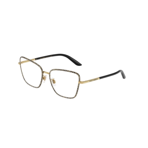 Óculos de Grau Dolce & Gabbana 0DG1359 1364 55 Metal Dourado