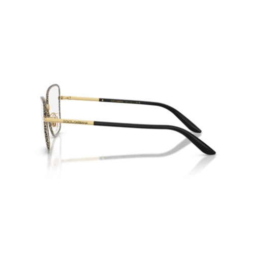 Óculos de Grau Dolce & Gabbana 0DG1359 1364 55 Metal Dourado