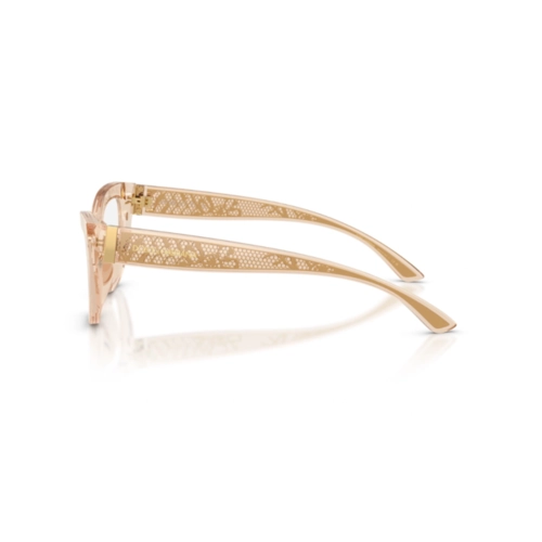 Óculos de Grau Dolce & Gabbana 0DG3412 3432 53 Acetato Bege Transparente