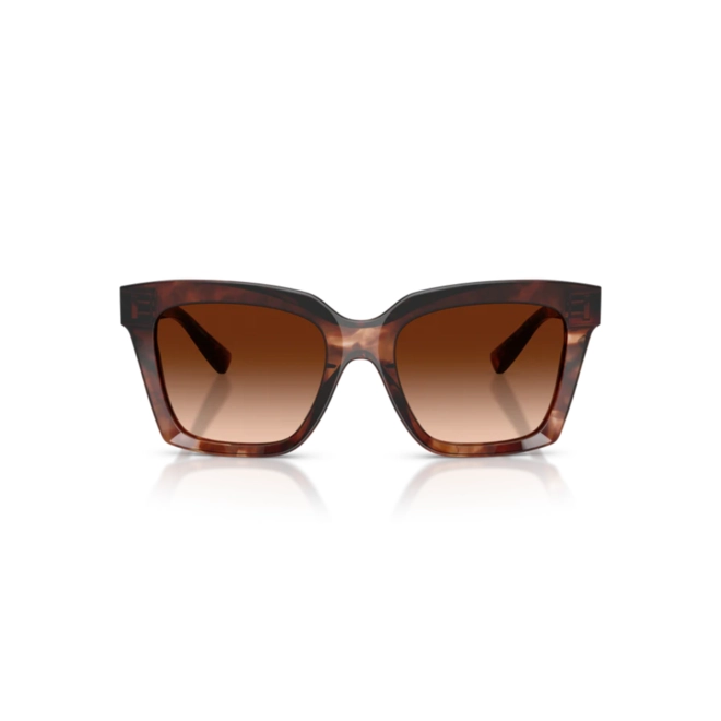 Óculos de Sol Dolce & Gabbana 0DG4498 32227455 Acetato Vermelho Mesclado com lentes na cor Marrom Degradê 2