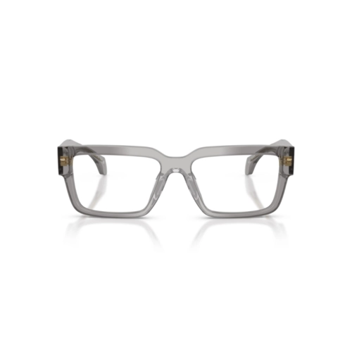 Óculos de Grau Versace 0VE3374U 5510 55 Acetato Cinza Transparente