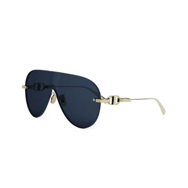 Óculos de Sol Christian Dior CD40161U_0010V Metal Dourado com lentes na cor Azul 1