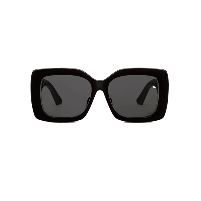 Óculos de Sol Christian Dior CD40179I_5401A Acetato Preto com lentes na cor Cinza 2