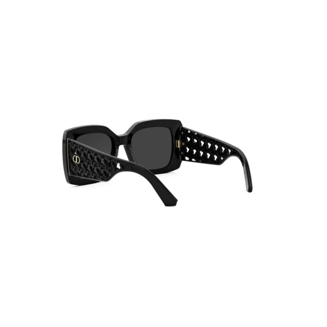 Óculos de Sol Christian Dior CD40179I_5401A Acetato Preto com lentes na cor Cinza 5