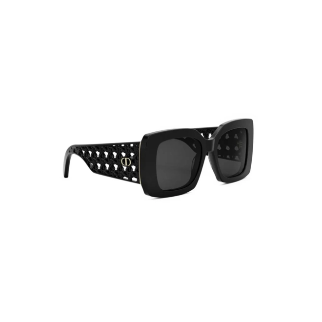 Óculos de Sol Christian Dior CD40179I_5401A Acetato Preto com lentes na cor Cinza 3