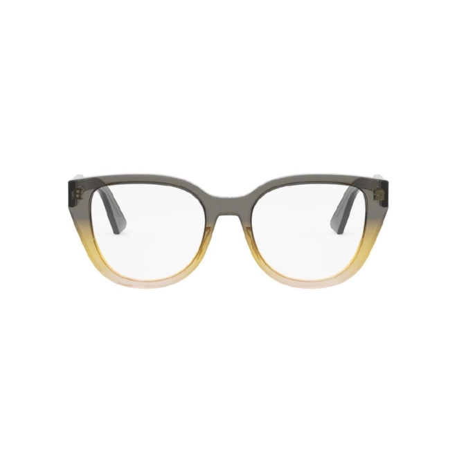 Óculos de Grau Christian Dior CD50107I_52008 Acetato Cinza e Amarelo 2