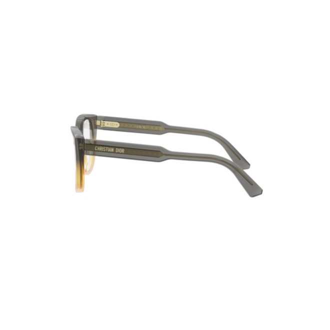 Óculos de Grau Christian Dior CD50107I_52008 Acetato Cinza e Amarelo 4