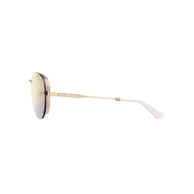 Óculos de Sol Dior Uomo DM40133U_6110C Metal Dourado com lentes na cor Cinza Espelhado 3
