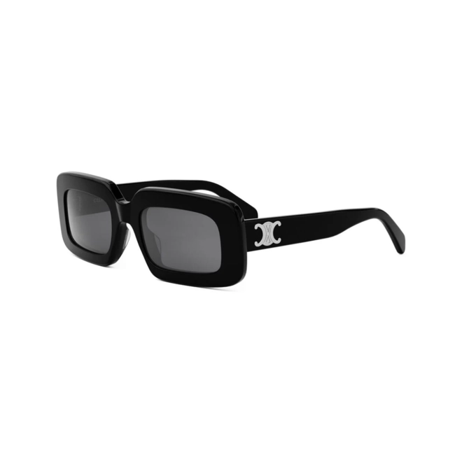 Óculos de Sol Celine CL40313U_5301A Acetato Preto com lentes na cor Cinza 1