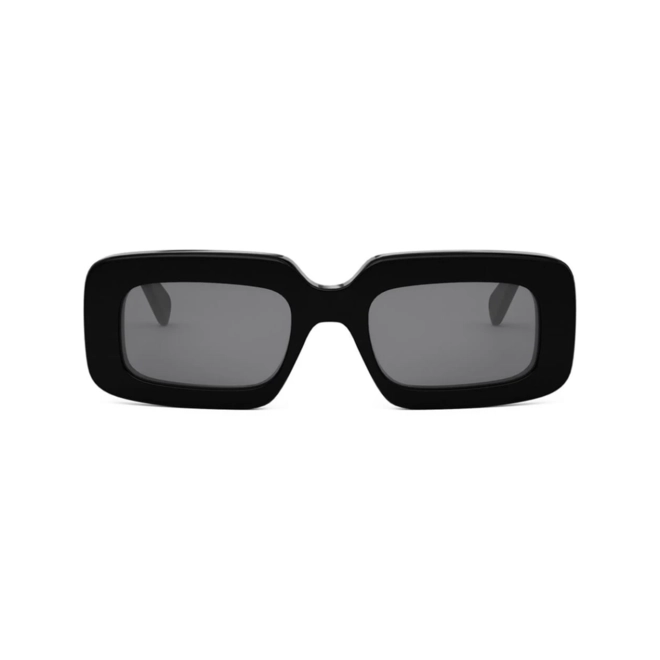 Óculos de Sol Celine CL40313U_5301A Acetato Preto com lentes na cor Cinza 2